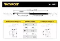 Амортизатор багажника Monroe ML5872 для Land Rover Range Rover III - MONROE арт. ML5872