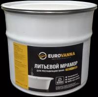 Литьевой мрамор EUROVANNA Professional Premium для реставрации ванн/ 3,5 кг/ 1.2 м 1.5 м 1.7 м