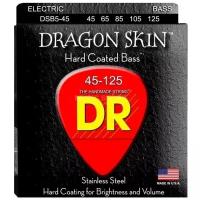 Струны для 5-ти струнной бас гитары DR String DSB5-45 DRAGON SKIN