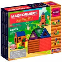 Конструктор MAGFORMERS House 705006 Домик из бревен, 48 дет