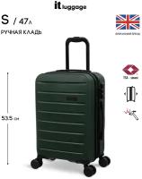 Чемодан на колесах it luggage/маленький размер S-ручная кладь/47л/abs-пластик/увеличение объема