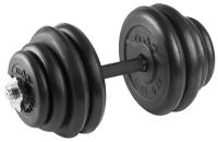 Гантель разборная 30 кг TITAN Barbell - d31, Комплектация №2 с обрезиненной ручкой