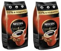 Кофе Nescafe Classic растворимый с добавлением молотой арабики, пакет, 1000 г, 2 уп