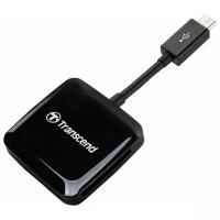 Transcend Картридер Transcend RDP9 micro-USB OTG для карт памяти MicroSDHC/SDHC/USB черный