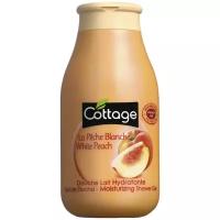 Молочко для душа COTTAGE «MOISTURIZING SHOWER MILK - WHITE PEACH», Персик, увлажняющее, 250мл