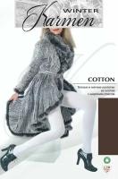 Колготки Karmen Cotton, 250 den, размер 4, коричневый