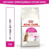 Корм сухой сбалансированный Royal Canin Protein Exigent (Протеин Экзиджент) для привередливых взрослых кошек от 1 года, 4 кг