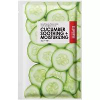 Manefit тканевая маска Beauty Planner Cucumber Soothing And Moisturizing с огурцом, 20 г, 20 мл