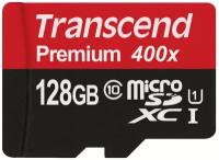 Карта памяти Transcend microSDXC UHS-I U1 (60/10MB/s) 64GB + ADP