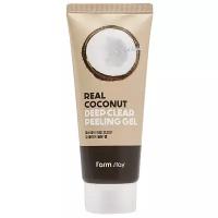 Farmstay пилинг-гель для лица Deep Clear Peeling Gel Real Coconut, 100 мл