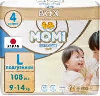 Подгузники детские MOMI Ultra Care 4 L 9-14 кг, 54 шт