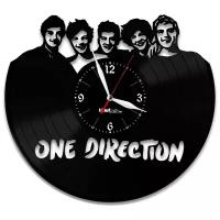 Часы из виниловой пластинки (c) VinylLab One Direction