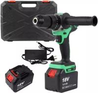 Дрель-шуруповёрт Zitrek Green Impact 18V Li-ion 2x6.0Ач [063-4046]