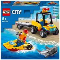 Конструктор LEGO City Great Vehicles 60286 Пляжный спасательный вездеход, 79 дет