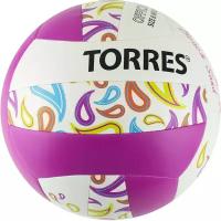 Мяч для пляжного волейбола Torres Beach Sand Pink арт. V30085B р.5