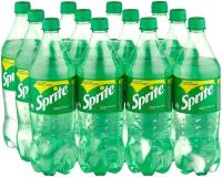 Газированный напиток Sprite, 1 л, пластиковая бутылка, 12 шт