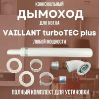 Дымоход для котла VAILLANT turboTEC plus любой мощности, комплект антилед (DYMturboTECplus)