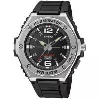 Наручные часы CASIO Collection MWA-100H-1AVEF, черный, серебряный