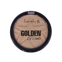 Lovely Пудра для лица компактная Golden Glow тон 4