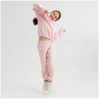MINAKU Костюм для девочки (худи, брюки) MINAKU: Casual Collection KIDS цвет персиковый, рост 122