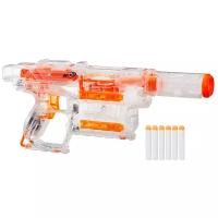 Бластер Nerf N-Strike Modulus Shadow ICS-6 (E2655), прозрачный/оранжевый