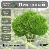 Банный веник пихтовый 20 штук