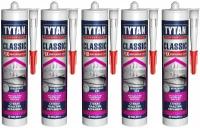 Клей монтажный Tytan Professional Classic Fix, прозрачный, 310 мл 5шт