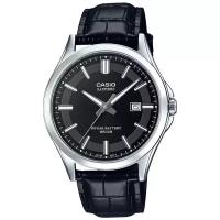 Наручные часы CASIO Collection Men MTS-100L-1A, черный, серебряный