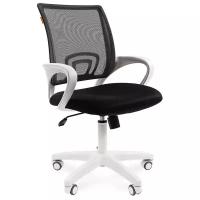 Офисное кресло Chairman Chairman 696 White, обивка: текстиль, цвет: ткань/сетка tw-01 черный