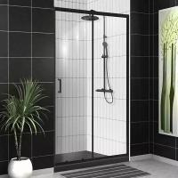 Душевая дверь в нишу BelBagno UNO-195-BF-1-140-C-NERO 1400x1950