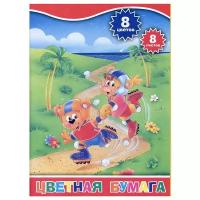 Цветная бумага Action!, A4, 8 л., 8 цв