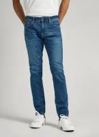 Джинсы зауженные Pepe Jeans Stanley, размер 36/32, синий