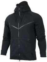 Толстовка на замке Nike Tech Fleece Windrunner Hoodie Black, размер M