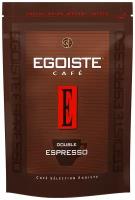 Кофе Эгоист Дабл Эспрессо 70 гр (Egoiste Double Espresso) натуральный растворимый сублимированный мягкая упаковка/Россия