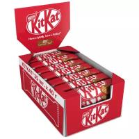 Батончик KitKat молочный шоколад с хрустящей вафлей, коробка