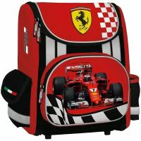 Ранец школьный (рюкзак) Академия Холдинг Ferrari профилактический, трансформер с EVA-спинкой, 35х31х14 см (FEGB-UT1-114)