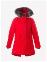 Пальто для девочки HUPPA VIVIAN, красный 70004, размер 158