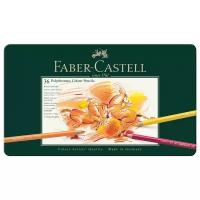 Карандаши художественные цветные Faber-castell Polychromos 36 цветов, заточен., метал. коробка