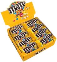 Драже M&M's Peanut в шоколадной глазури, с арахисом, в блоке, 32 шт., 45 г