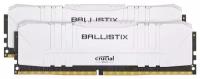 Оперативная память Crucial Ballistix 16 ГБ (8 ГБ x 2) DDR4 3200 МГц DIMM CL16 white 2x8 ГБ (332554)