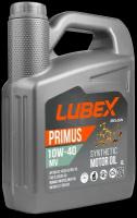 Синтетическое моторное масло LUBEX PRIMUS MV 10W-40, 4 л