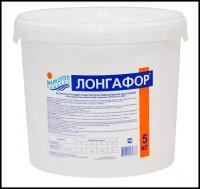 Лонгафор в таблетках (200гр), медленнорастворимый хлор для непрерывной дезинфекции воды, 5кг