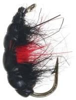 Мушка Gammarus Amphipod, Black & Red 3.0025-12