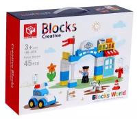 Конструктор Kids home toys Blocks Creative 188-A04 Police station, 45 дет