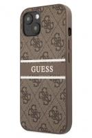 Чехол CG Mobile Guess PU 4G Stripe printed logo Hard для iPhone 13