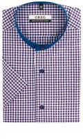 Рубашка мужская короткий рукав GREG Голубой 264/001/6723/ZS/C/1