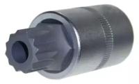 Головка со вставкой 1/2 DR SPLINE (M16, L=55 мм) с отверстием AVS BS12M16H