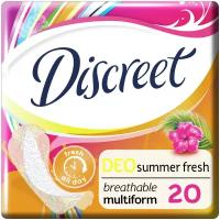 Discreet прокладки ежедневные Deo Summer Fresh Multiform, 1 капля