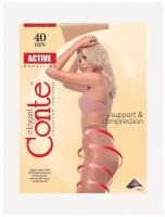 Колготки Conte Elegant Active, 40 den, размер 5, natural