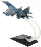 Игрушка самолета Су 27 ВВС России, масштаб 1:72